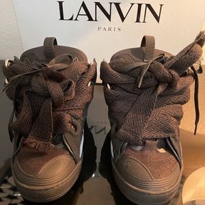Lanvin Black Curb Sneaker
